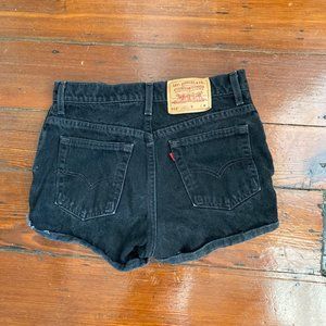 Levi Black Cutoffs